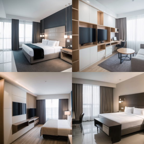 酒店房间装修设计效果图