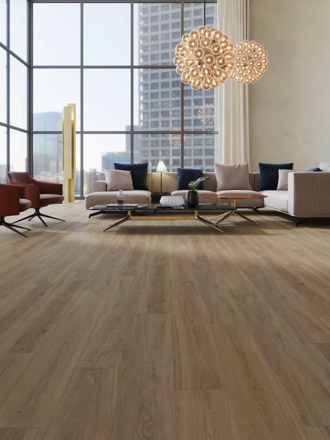 原木风石晶地板效果图AB801小蓝鲸石晶