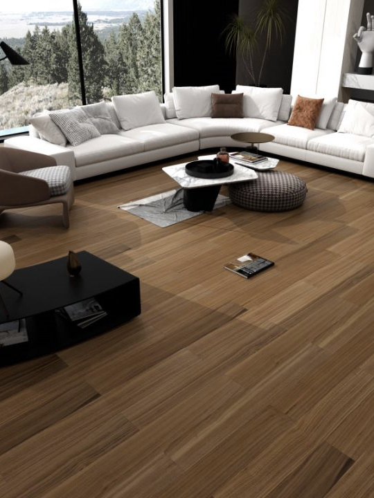 实木石晶地板效果图VN1110小蓝鲸石晶