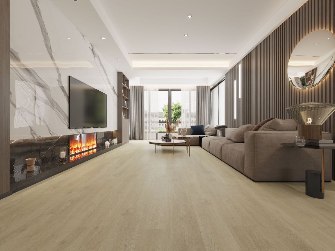 ab806源木系列石晶地板装修效果图