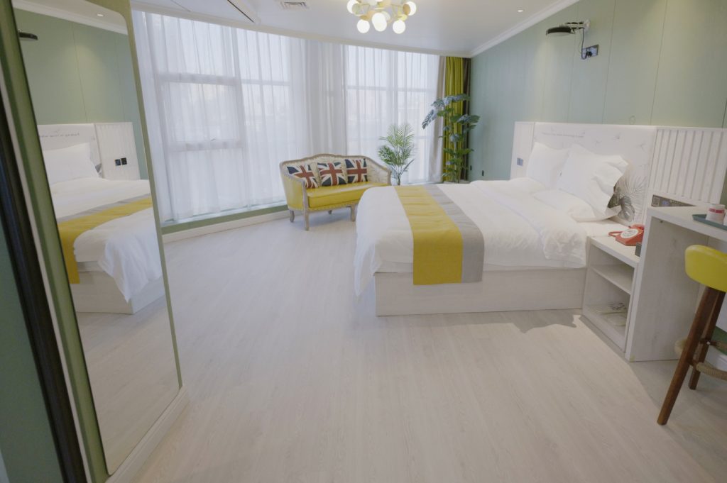 恒丰酒店小蓝鲸石晶地板装修效果图