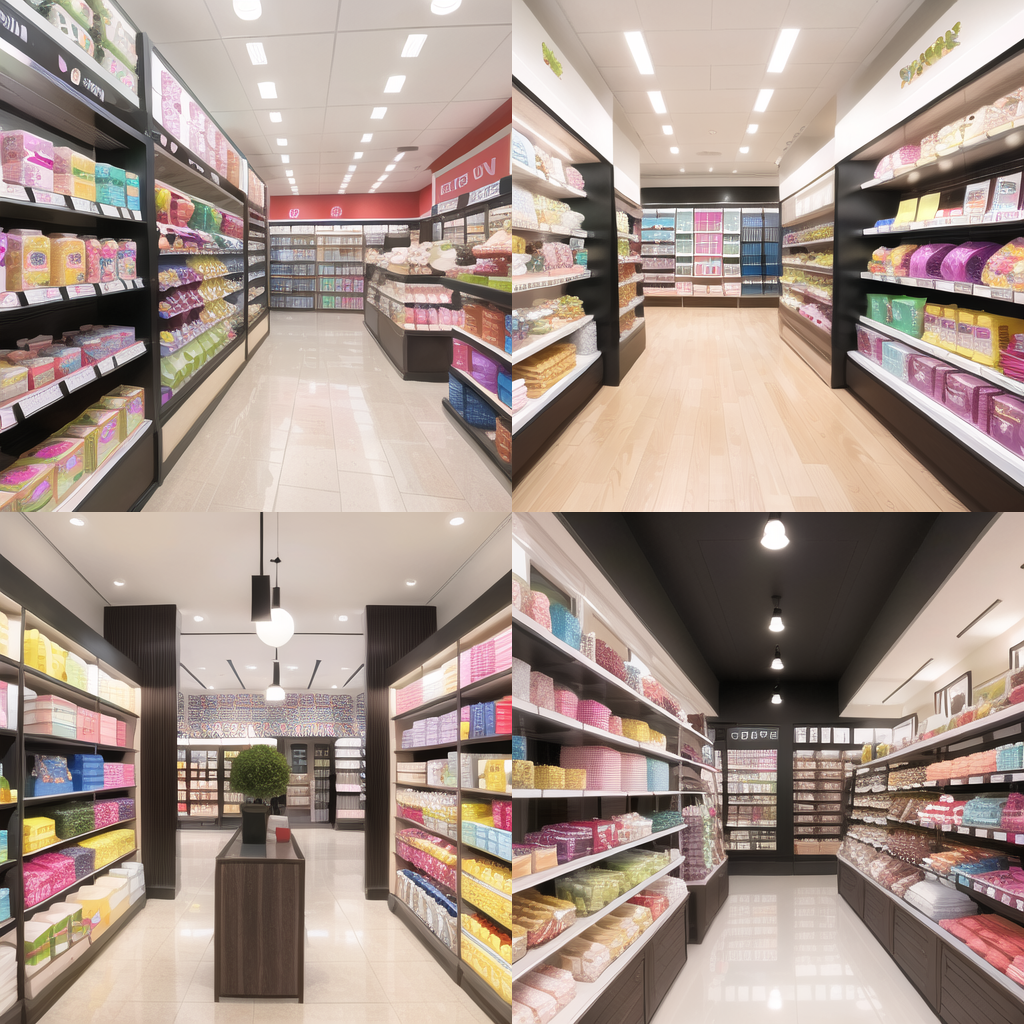 小蓝鲸石晶地板商业连锁店铺装修设计效果图