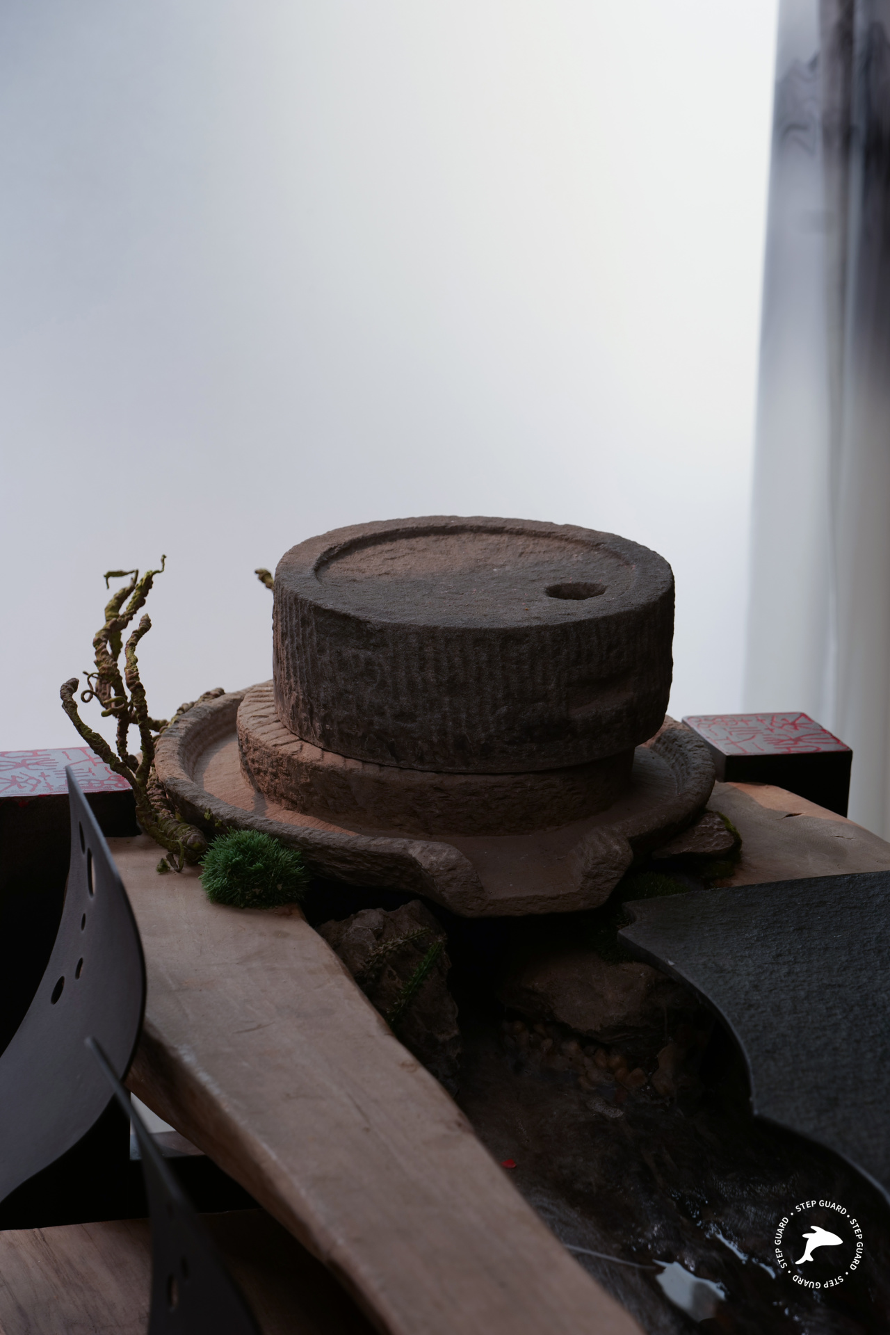 私人会所石晶地板墙板改造