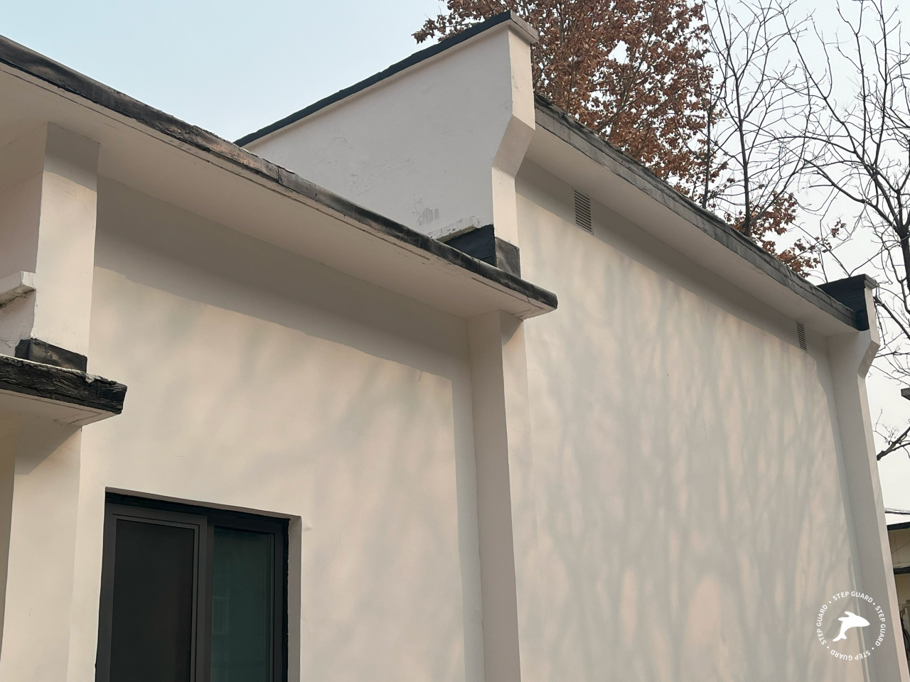 石晶地板改造案例外墙